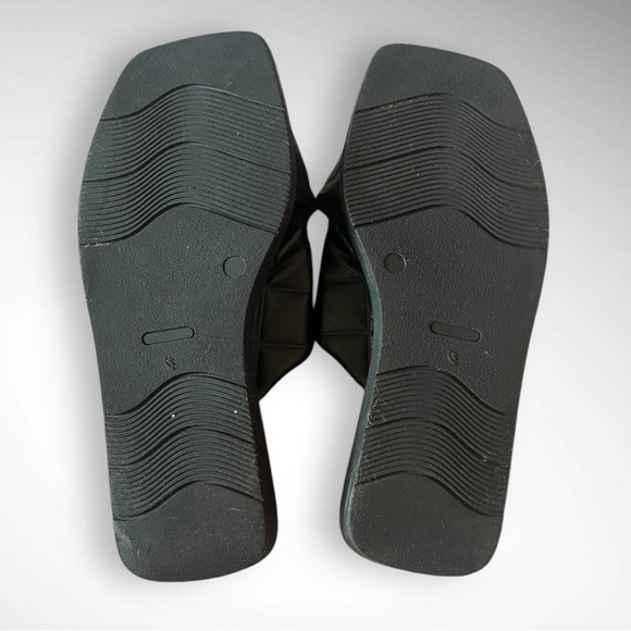 SESTO‎ MEUCCI Jacoba Quilted Leather Slide Sandal In Black Romvos Size | EUC - Picture 11 of 12